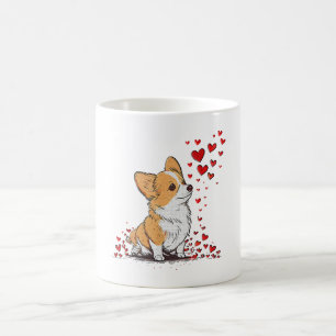 Dog Valentine Cute Corgi Valentine s Day Coffee Mug