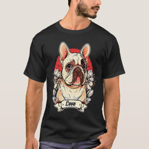 Dog Valentine Cute French Bulldog Valentine's Day T-Shirt