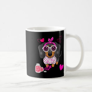 Dog Valentine Gift Cute Dachshund Valentines Day F Coffee Mug