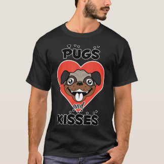 Dog Valentine Shirt For Men And Women Pugs And Kis