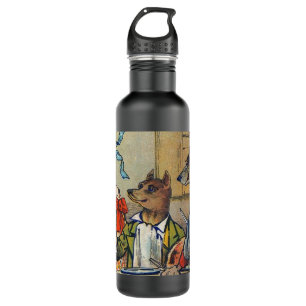 Dog Victorian Dinner Dress Doggy 710 Ml Water Bottle