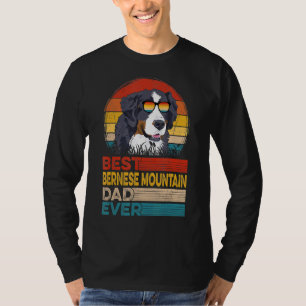 Dog Vintage Best Bernese Mountain Dad Ever Fathers T-Shirt
