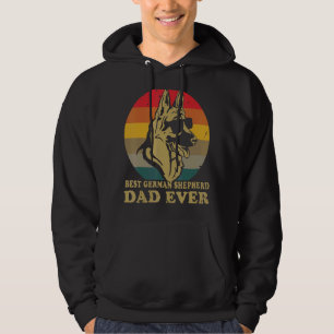 Dog Vintage Best German Shepherd Dad Ever Dad Day  Hoodie
