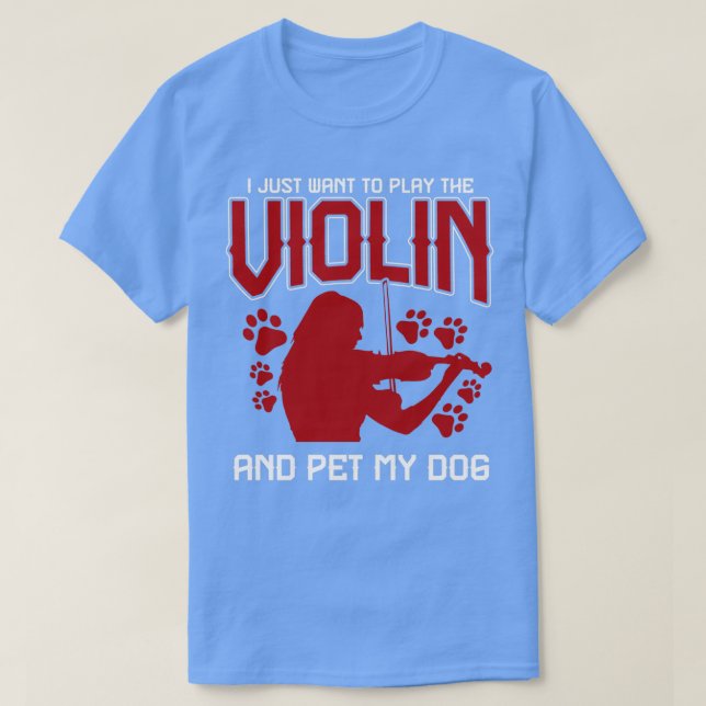 Dog violin T-Shirt (Design Front)