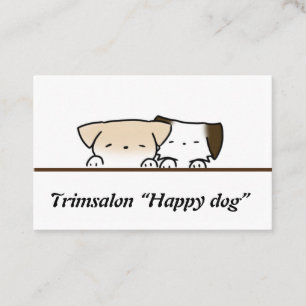 dog visa card, business card