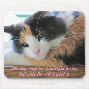 Dog vs. Cat Debate Prose and Poetry Mouse Mat
