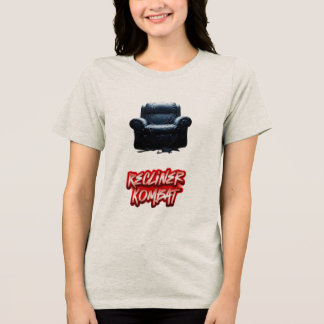 Dog vs Cat Recliner Kombat Tri-Blend Shirt