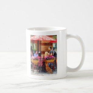 Dog Waiting at Cafe Hoboken NJ Coffee Mug