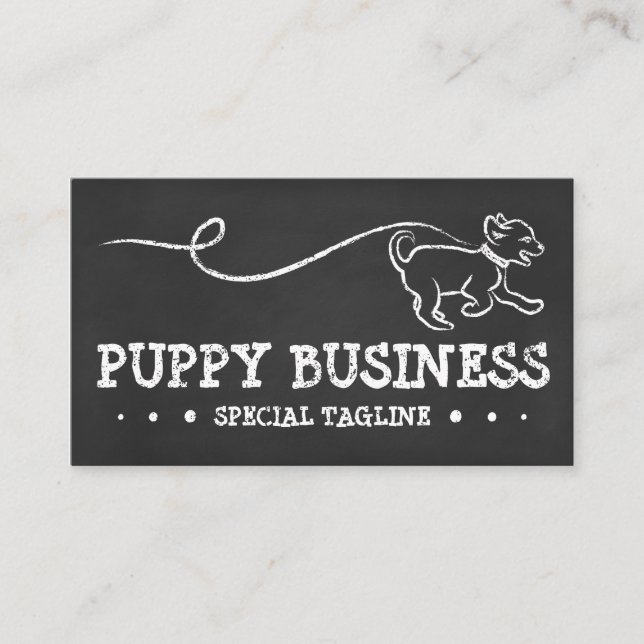 DOG WALK CHALK BUSINESS CARD (Front)