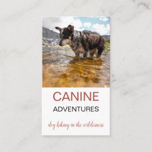 Dog Walker Adventure Walks & Hikes Business Card