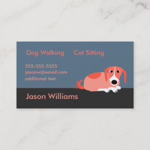 Dog Walker Business Card