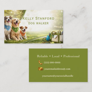 Dog Walker Business Card