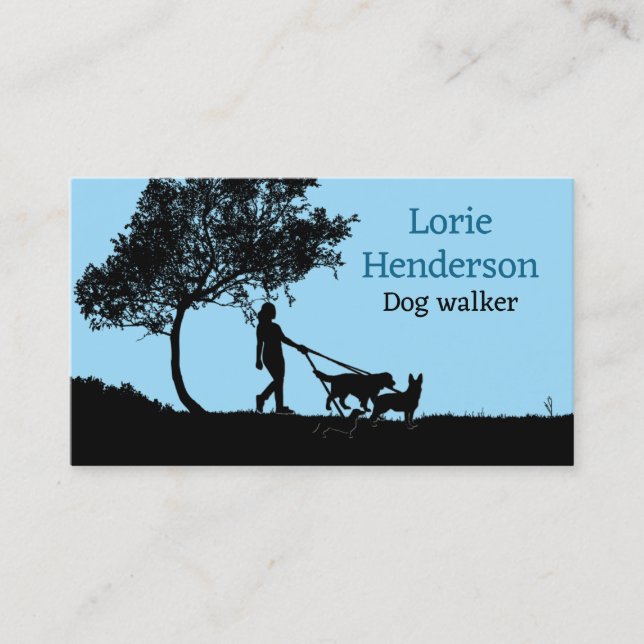 Dog Walker Business Card (Front)