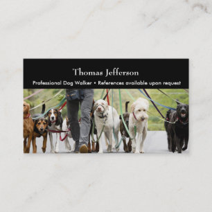 Dog walker  Business Card