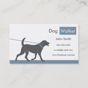 Dog Walker Business Card