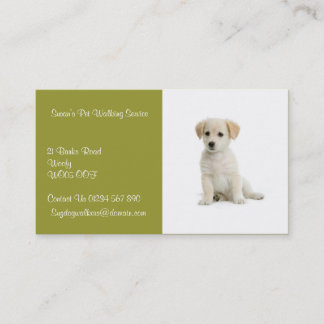 Dog Walker Business Card