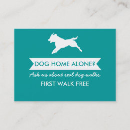 Dog Walker Business Card - Personalizable
