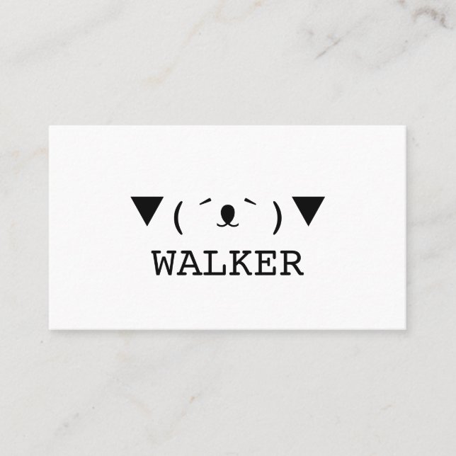 Dog Walker Business Cards (Front)