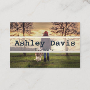 Dog Walker business cards