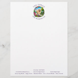 Dog Walker Business Letterhead - Labrador