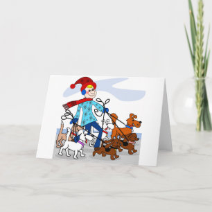Dog walker card