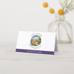 Dog Walker Customer Loyalty Card Cockapoo