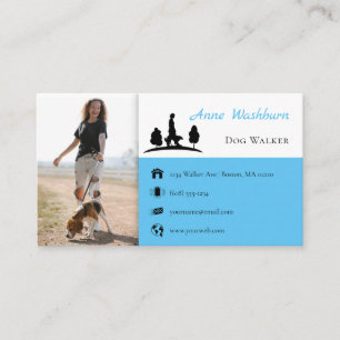 Dog Walker Dog Trainer Pet Care Business Card