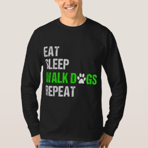 Dog Walker Dog Walking Gift Dog Lover T-Shirt