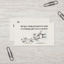 Dog Walker funny and engaging cartoon