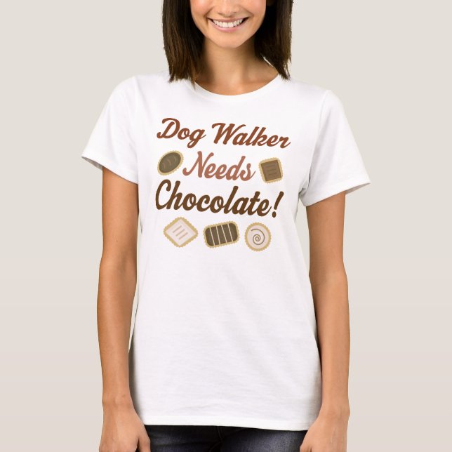 Dog Walker (Funny) Gift T-Shirt (Front)
