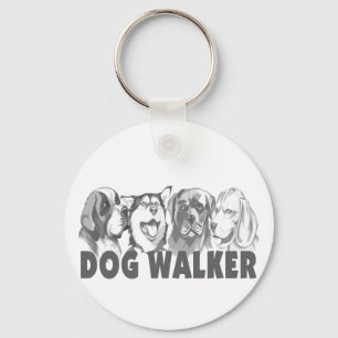 Dog Walker Key Ring