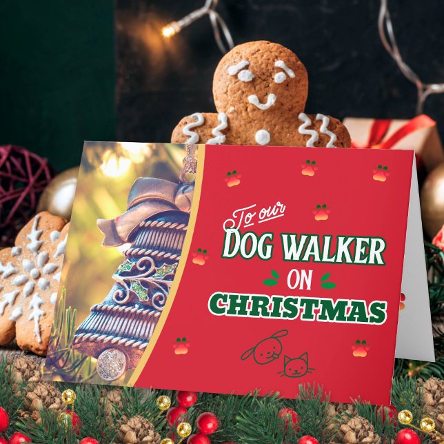 Dog Walker on Christmas Paws Cat and Dog Holiday  (Creator Uploaded)