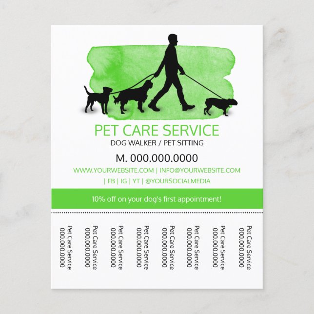 Dog walker / Pet Care Sitting (Front)