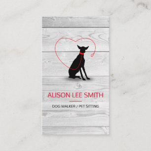 Dog walker / Pet Care Sitting Business Card