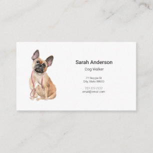 Dog Walker Pet Sitting Business Card