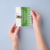 Dog Walker & Pet Sitting Tear Off Flyer 5.6 x 4.5 (Hand)