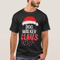 Dog Walker Santa Claus Christmas Matching Costume 