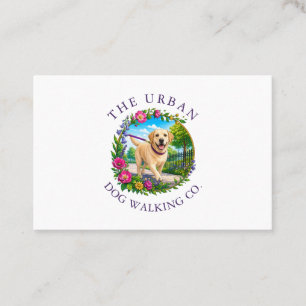 Dog Walker Trainer Labrador Business Card