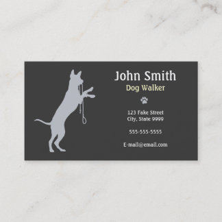 Dog Walker/Walking Business Card