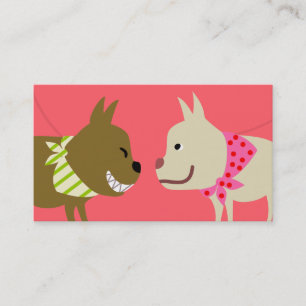 Dog Walker's Bandanna Dogs Business Card