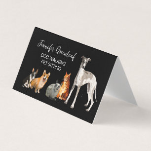 Dog walking Business Card