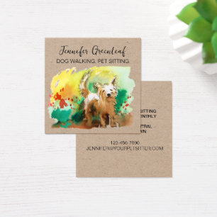 Dog walking Business Card