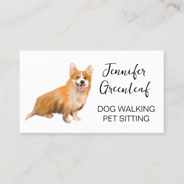 Dog walking Business Card (Front)