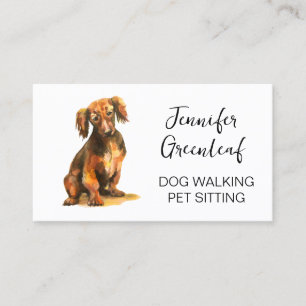Dog walking Business Card