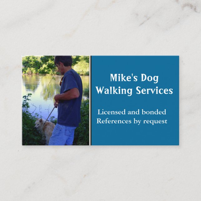 Dog Walking Business Card (Front)