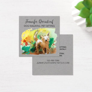 Dog walking Business Card