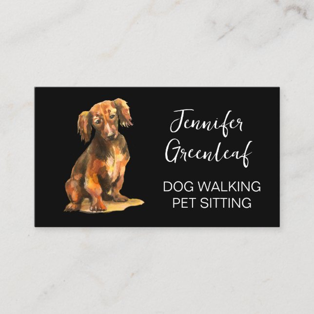 Dog walking Business Card (Front)