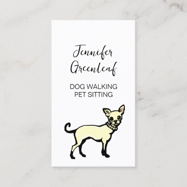 Dog walking Business Card (Front)