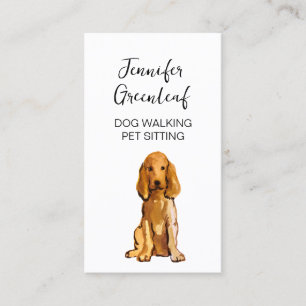 Dog walking Business Card