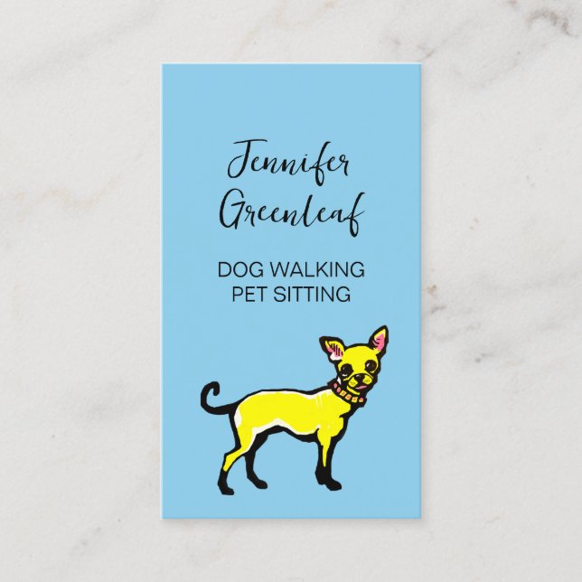 Dog walking Business Card (Front)